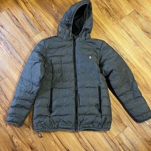 Women's Gray Puffer Jacket